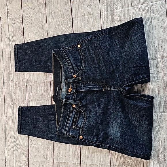 Lucky Brand w26 dark denim skinny jeans - Picture 2 of 12